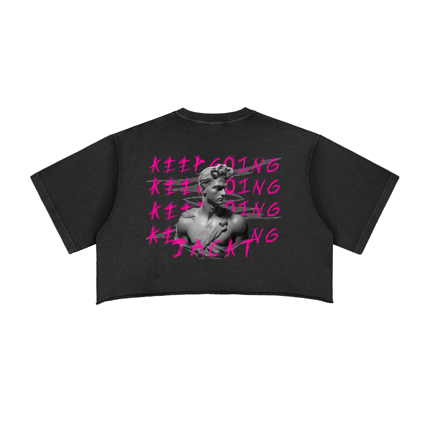 JACKT KEEP GOING Crop Top (PINK)