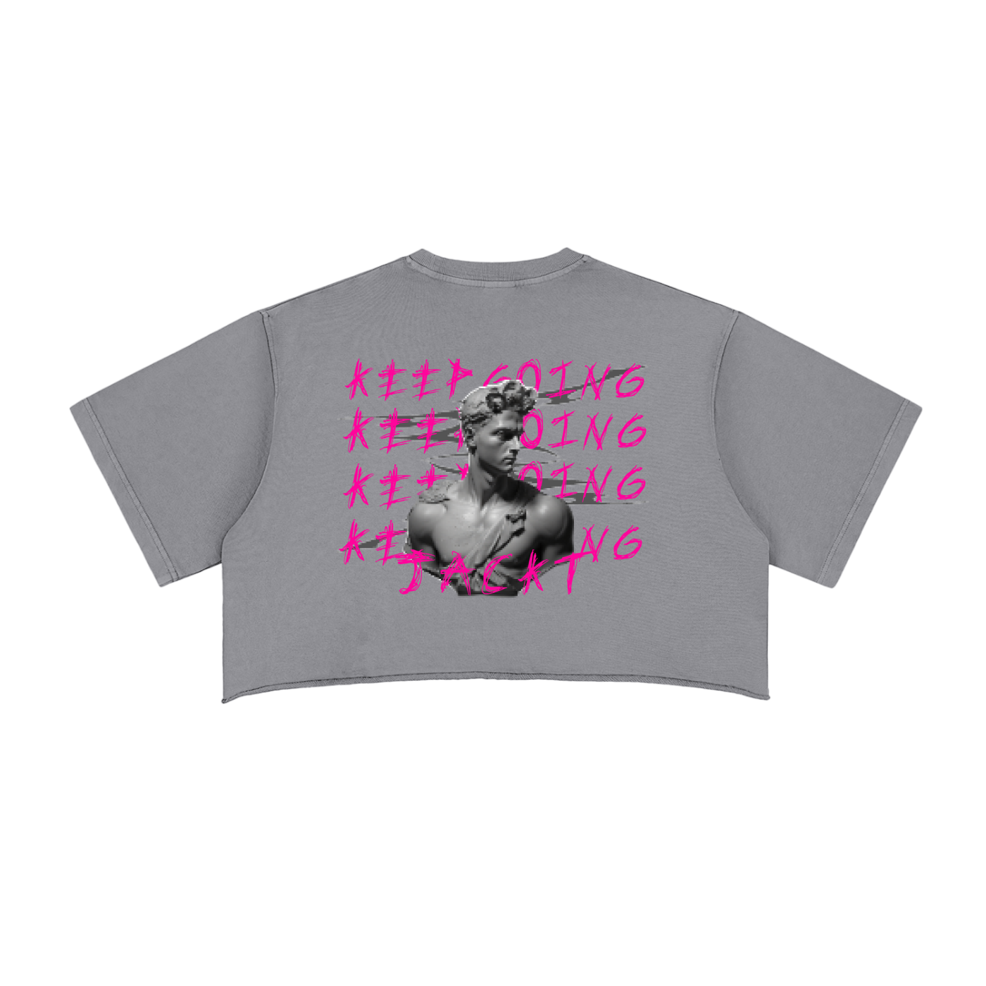 JACKT KEEP GOING Crop Top (PINK)